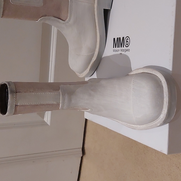 Mm6 leather woman ankle boots - Picture 2 of 6